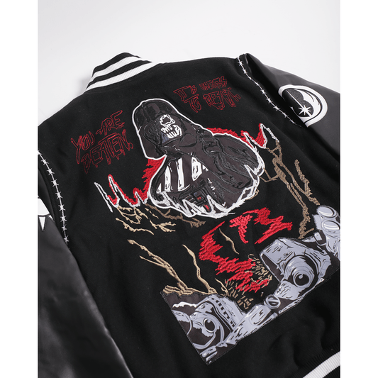 BRAND X DARTH VADER VARSITY JACKET - Allstarelite.com