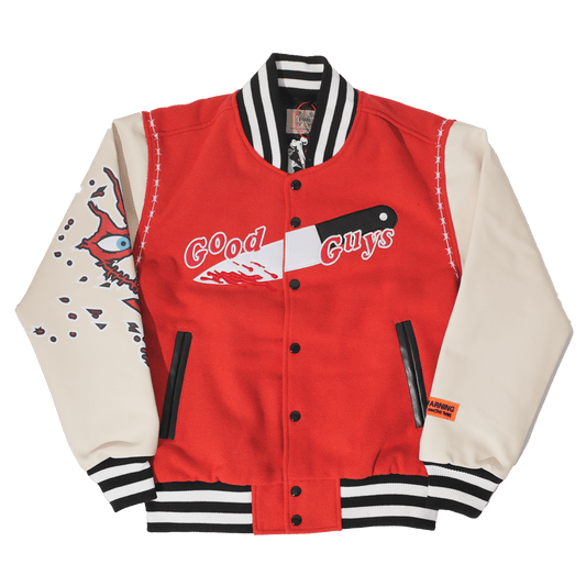 BRAND X GOOD GUYS CHUCKY VARSITY JACKET - Allstarelite.com