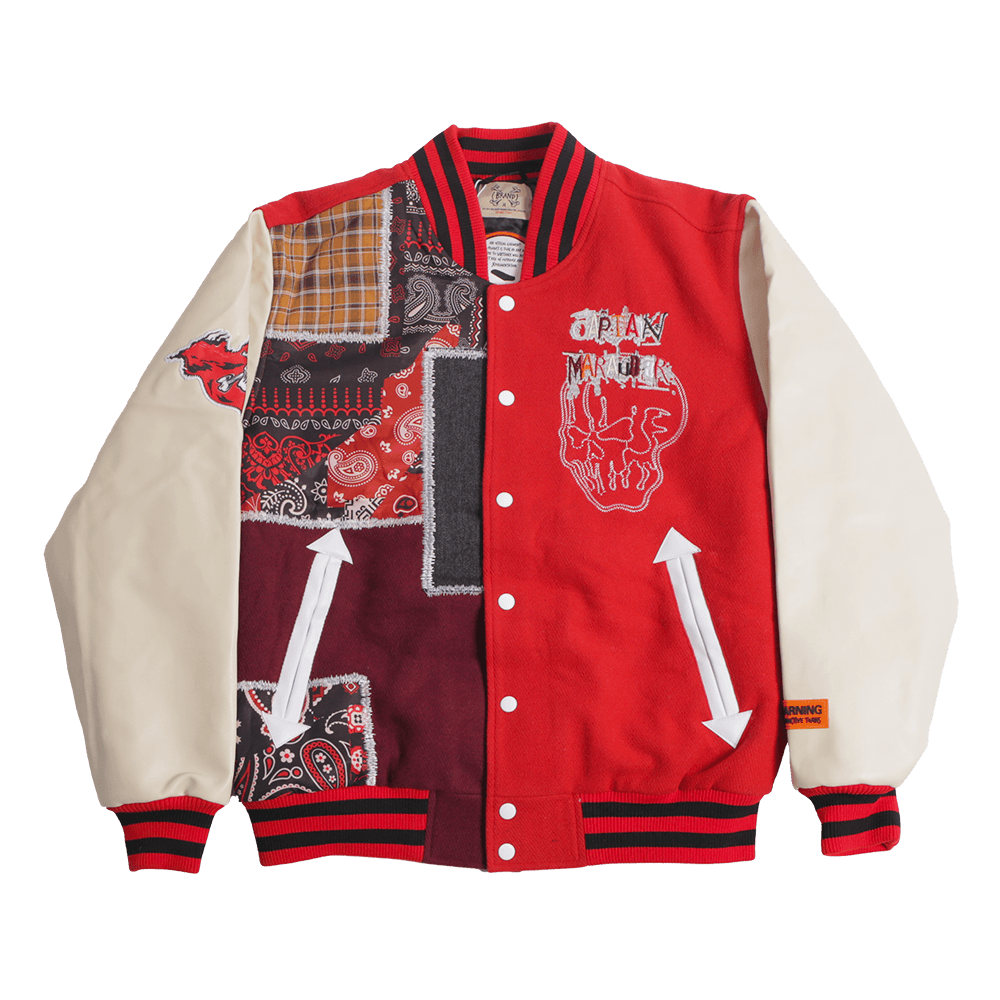 BRAND X PIRATE IN TAMPA VARSITY JACKET - Allstarelite.com