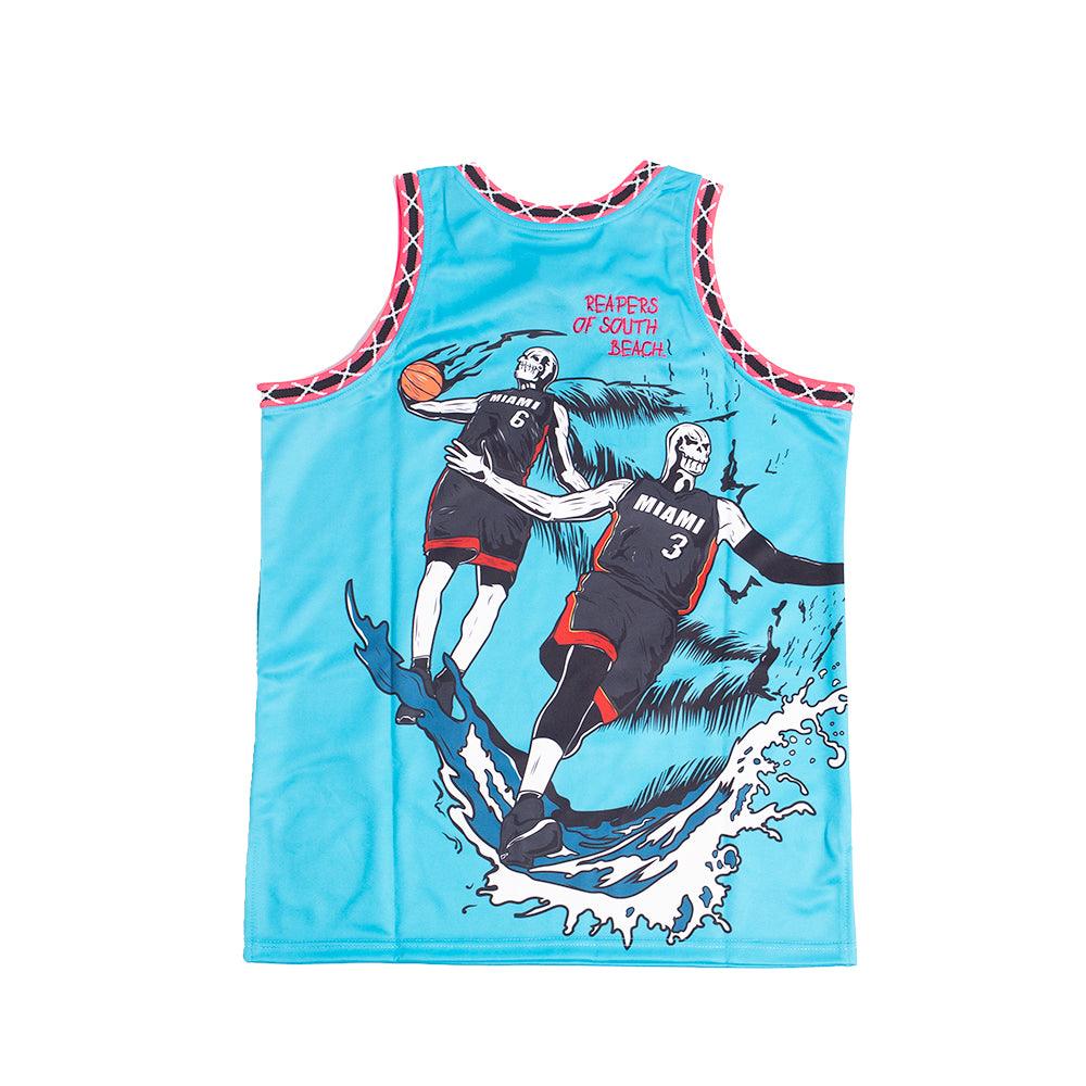 REAPERS OF SOUTH BEACH BASKETBALL JERSEY - Allstarelite.com